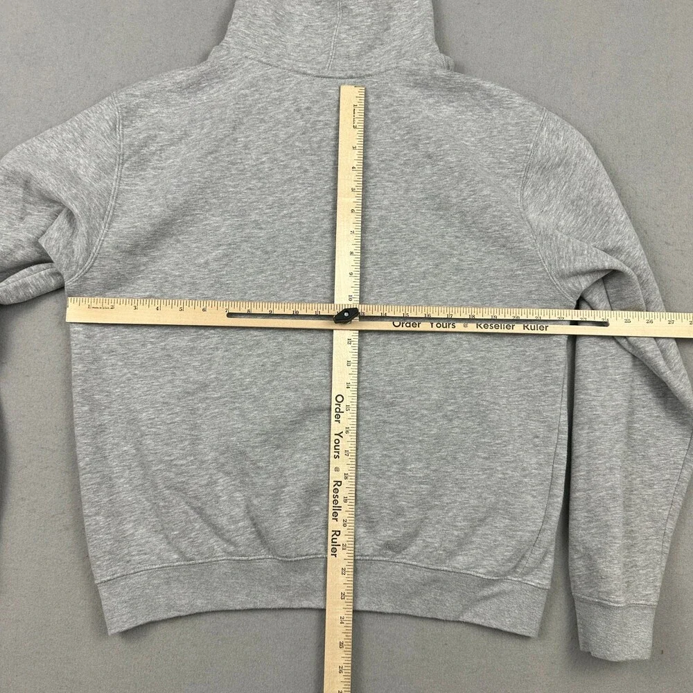 Adidas Hoodie Men Medium Gray Always Original Trefoil Logo Pullover Sweatshirt M